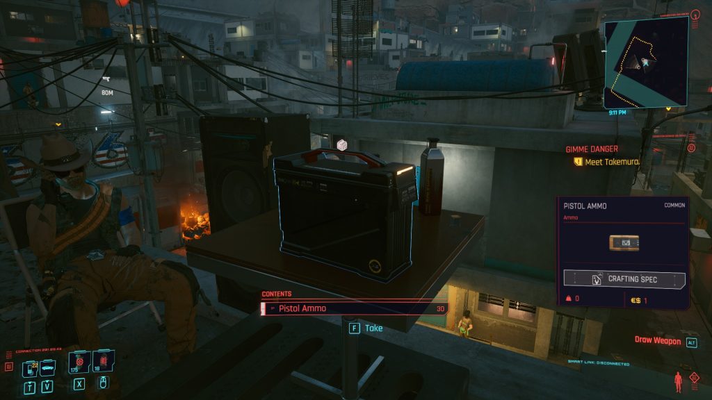 Cyberpunk 2077 Pistol Ammo Box Screenshot 