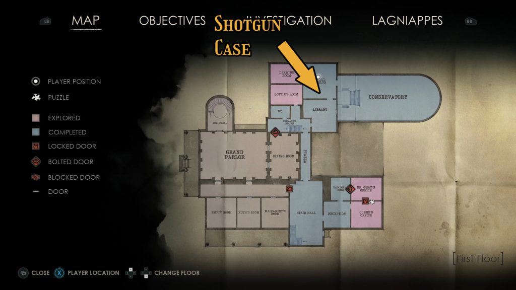 alone in the dark shotgun location map 1