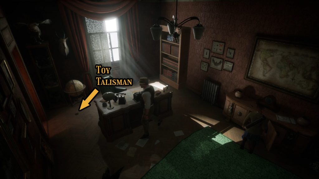 alone in the dark toy talisman location