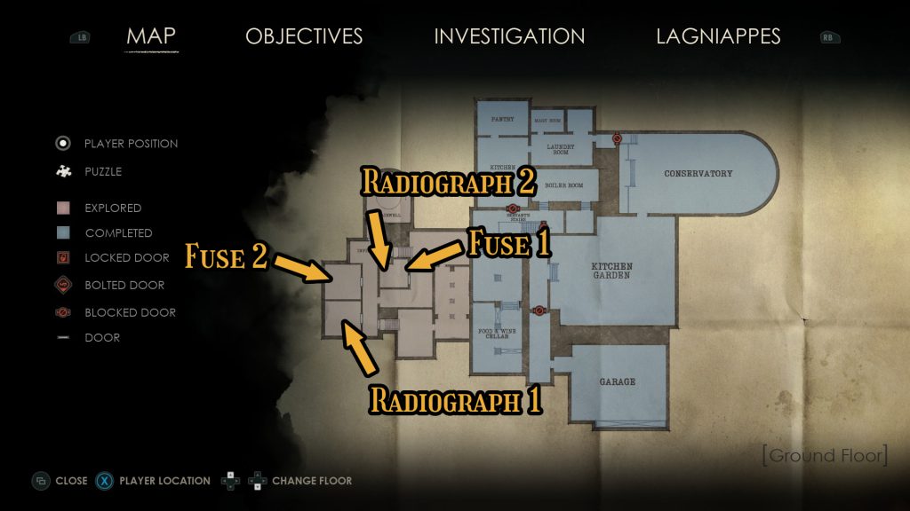 alone in the dark x ray puzzle map