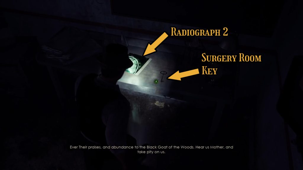 alone in the dark x ray puzzle radiograph 2 and key