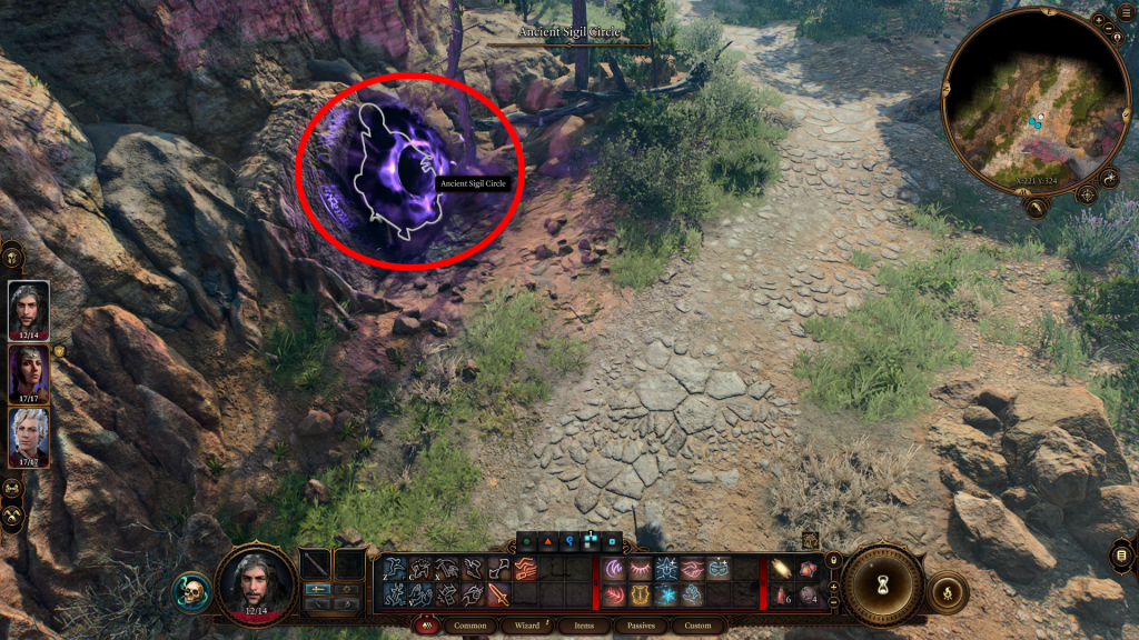 ancient sigil with gale inside act 1 ravaged beach walkthrough baldurs gate 3