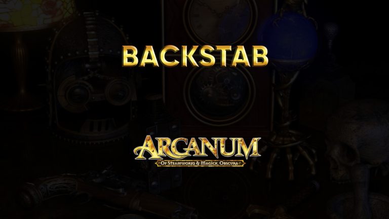 arcanum walkthrough backstab