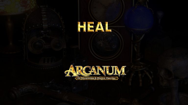 arcanum walkthrough heal