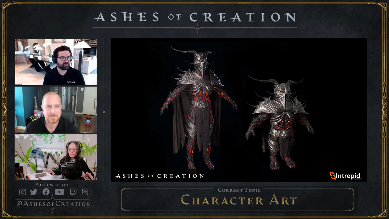 ashes of creation livestream coming up in may previous livestream april 2021