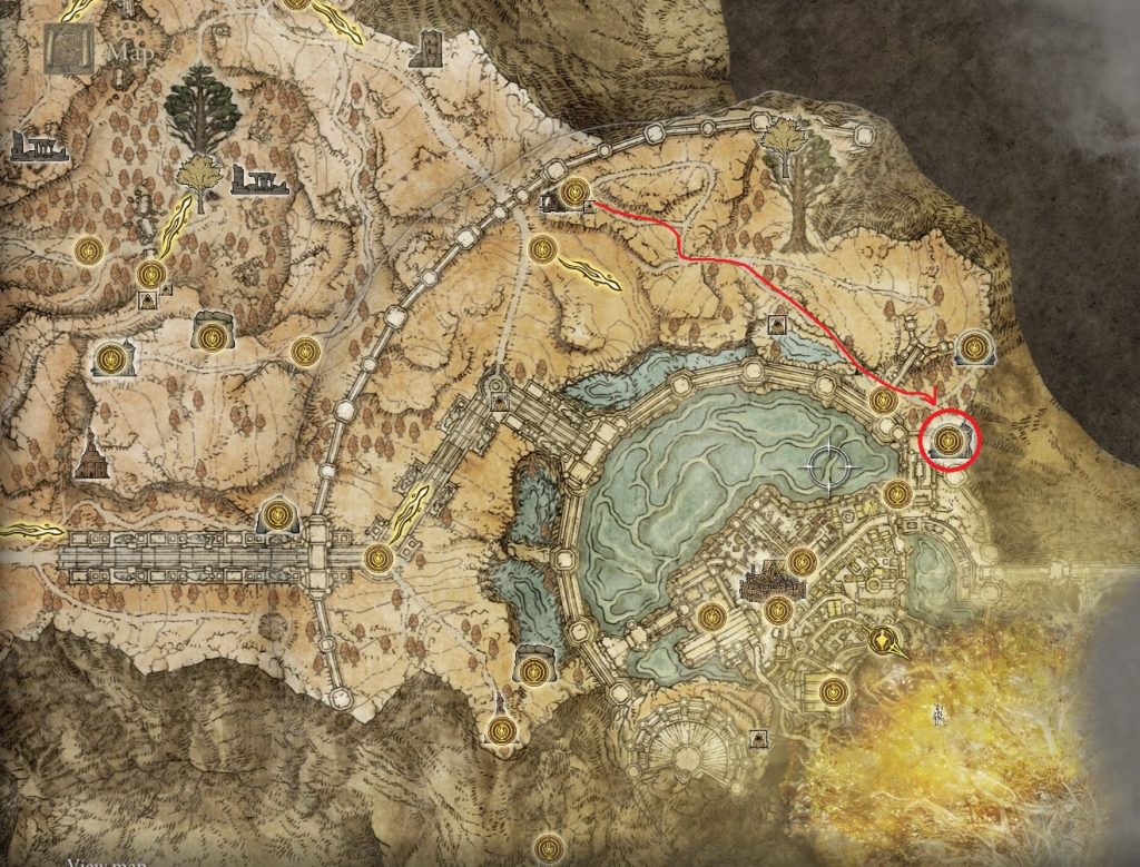 auriza heros tomb location elden ring