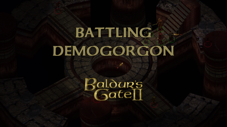 baldurs gate 2 battling demogorgon featured image