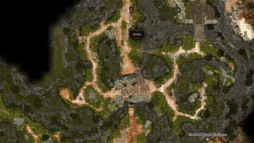 baldurs gate 3 where to find zevlor gate map