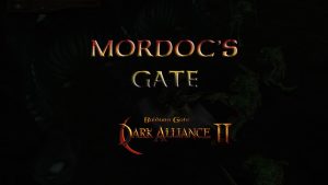 baldurs gate dark alliance 2 mordoc's gate