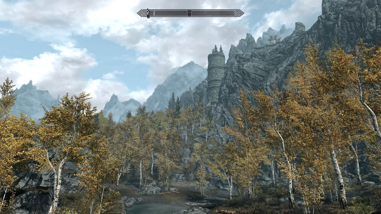 skyrim graphics mod landscape trees sky