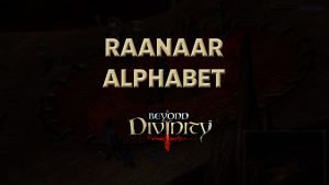 beyond divinity raanaar alphabet