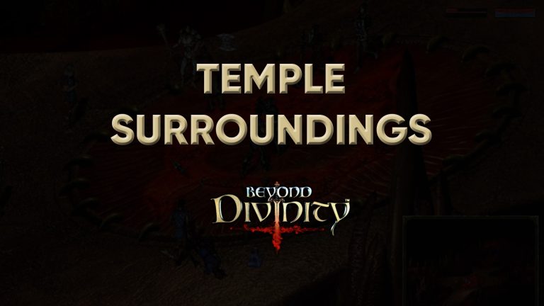 beyond divinity walkthrough temple surroundings