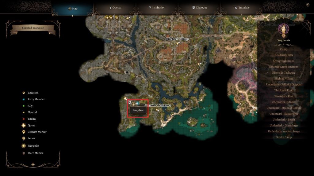 bg3 teahouse map