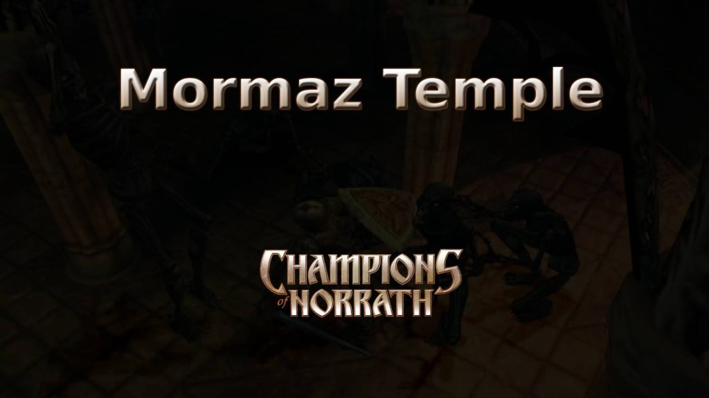 champions of norrath mormaz temple