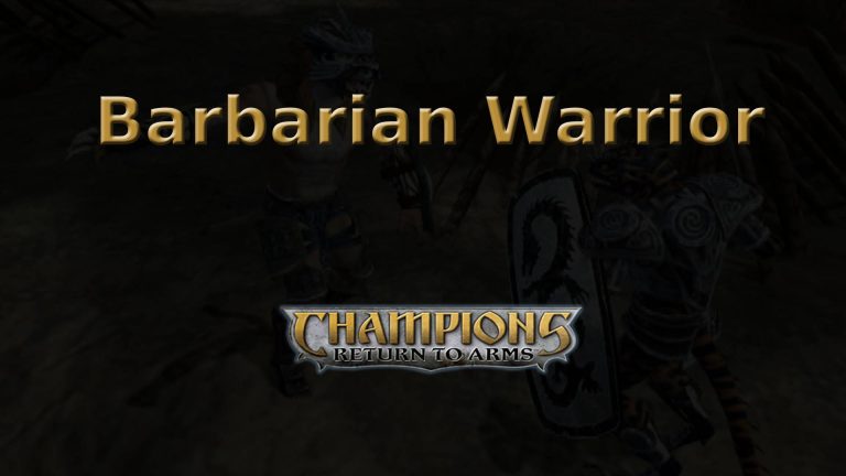 champions return to arms barbarian warrior