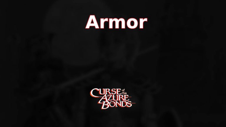 curse of the azure bonds armor