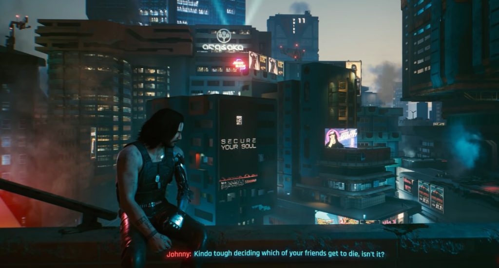 Cyberpunk 2077 Johnny Silverhand Guide Don't Fear The Reaper Secret Ending