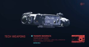 Cyberpunk 2077 Tsunami Nekomata Scope Weapon Attachment