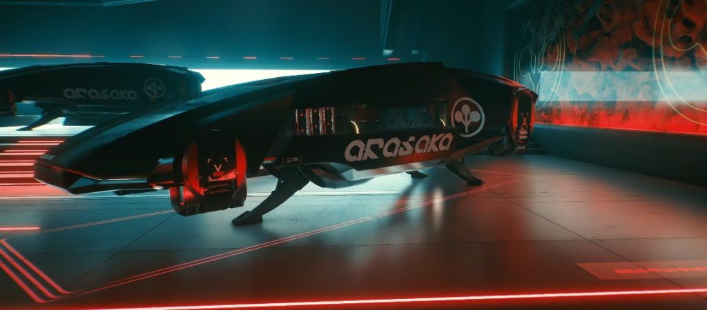 Cyberpunk 2077 Vehicles Guide Avs Arasaka Air Vehicle