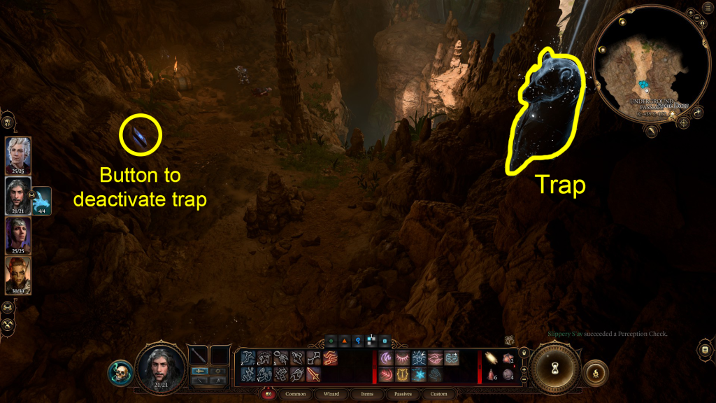 deactivating trap underground passage the emerald grove baldurs gate 3 walkthrough