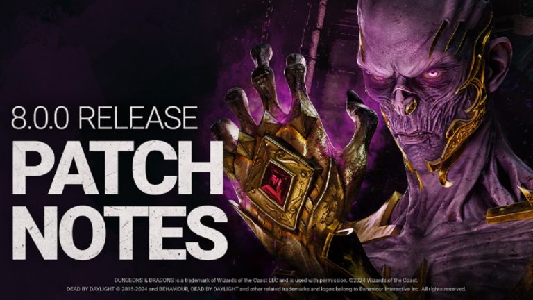 dead by daylight patch 8.0.0 release notes v2