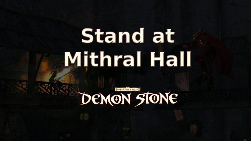 demon stone stand at mithral hall featured image