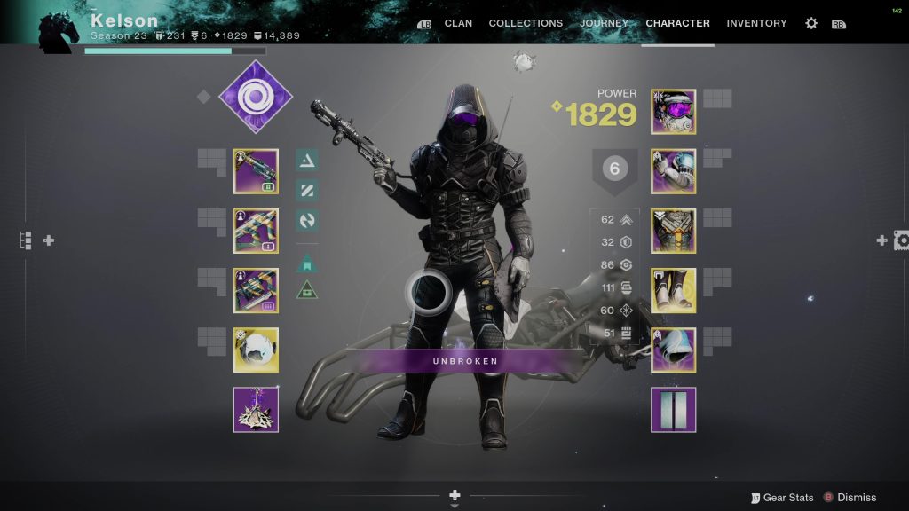 destiny 2 brave grenadier build void hunter featured image