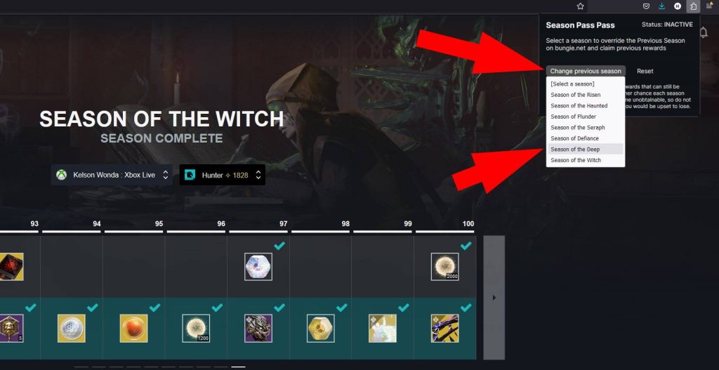 destiny 2 older seasons guide choosing season v1