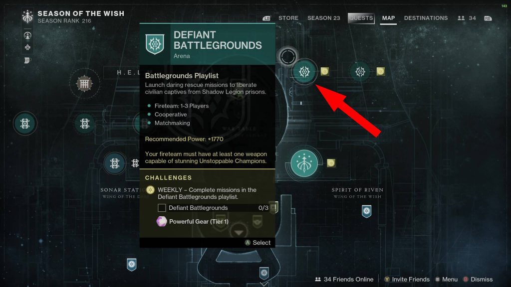 destiny 2 seasonal red borders farm defiant battleground on helm map v1