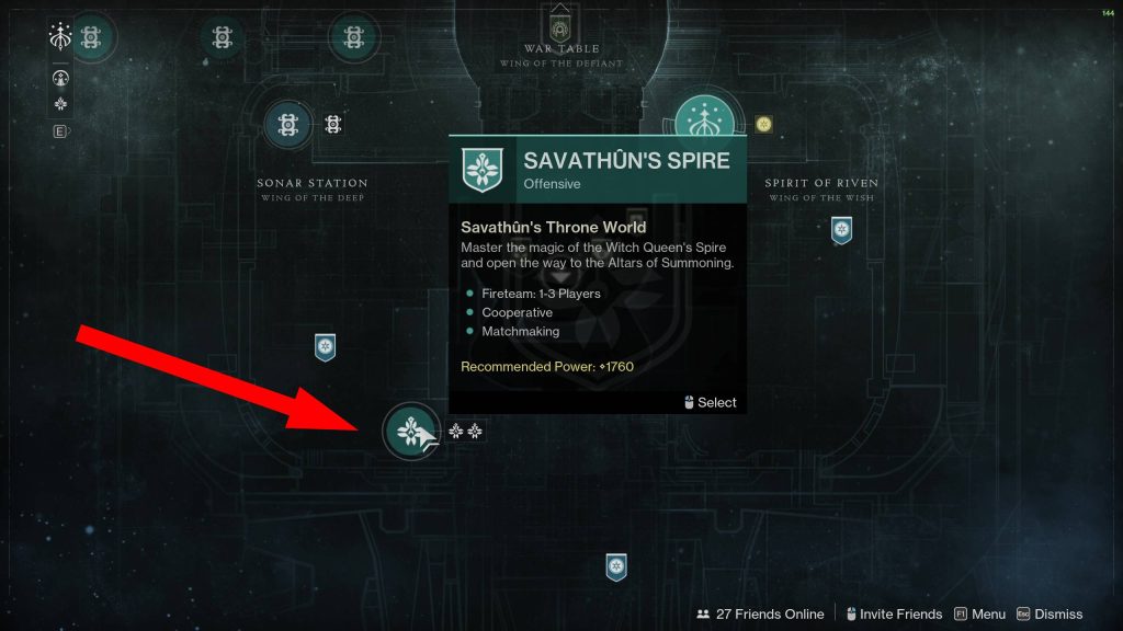 destiny 2 seasonal red borders farm season of the witch savathuns spire v1