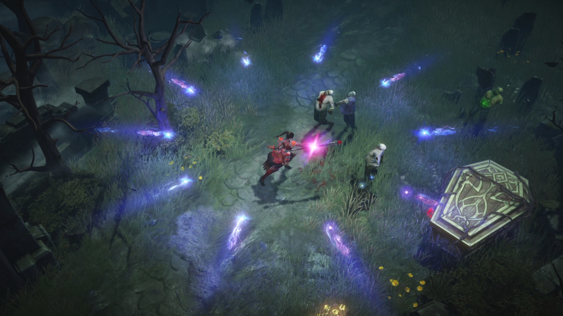 Diablo Immortal Will Have Large Scale Pvp Battles Graveyard Fight