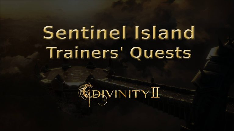 divinity ii ego draconis sentinel island trainers' quests featured image