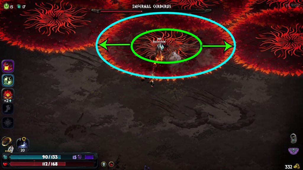 dodging circle attack 2 hades ii cerberus boss guide