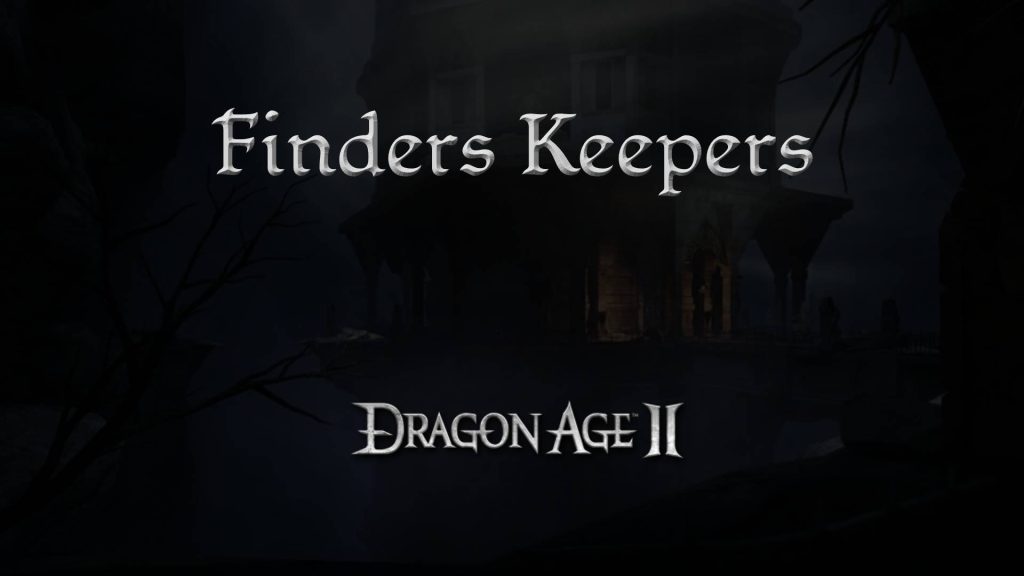 dragon age 2 guides finders keepers