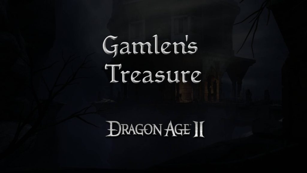 dragon age 2 guides gamlen's treasure