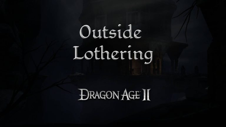 dragon age 2 guides outside lothering