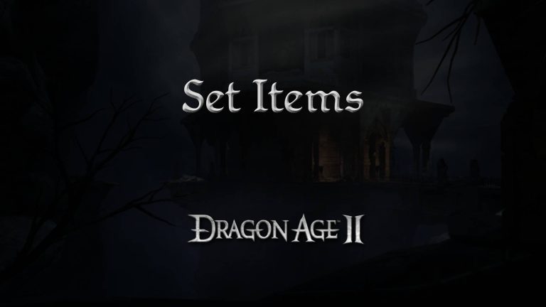 dragon age 2 guides set items