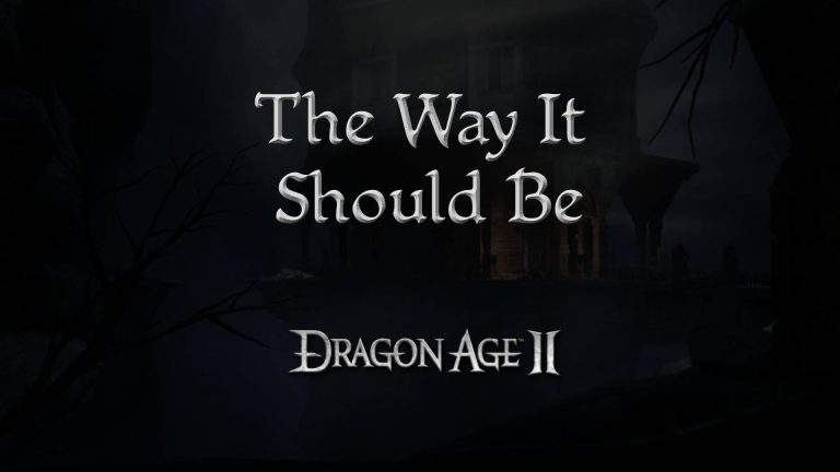 dragon age 2 guides the way it should be