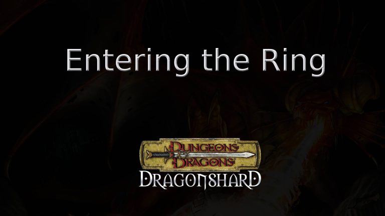 dragonshard entering the ring