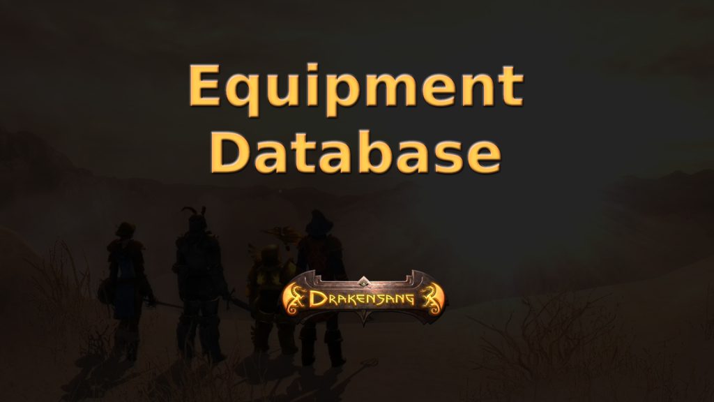 drakensang the dark eye equipment database featured image