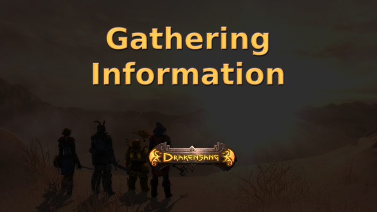 drakensang the dark eye gathering information featured image