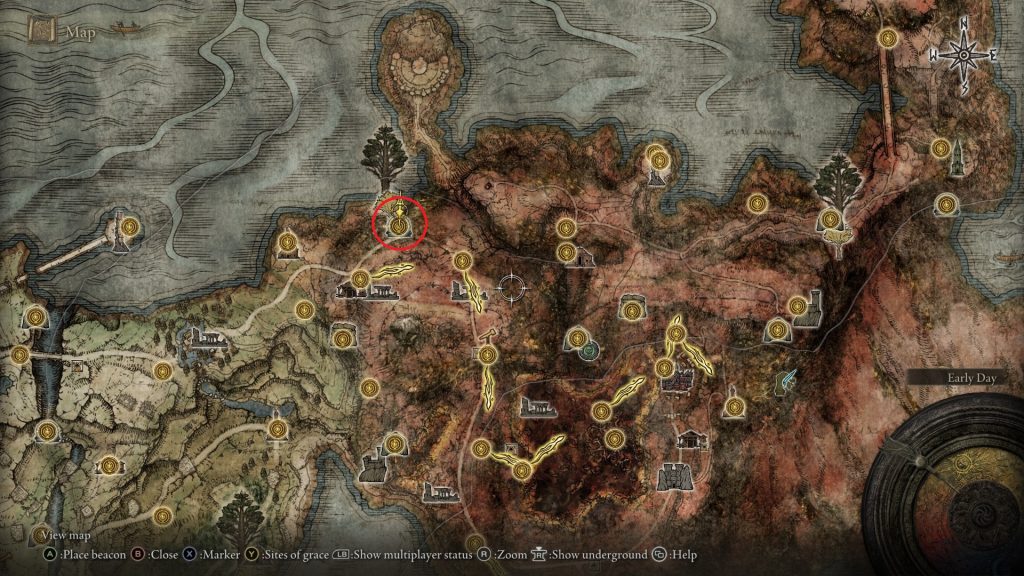 dungeon location caelid minor erdtree catacombs elden ring