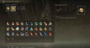 elden ring ruptured crystal tear explosive flask build elden ring