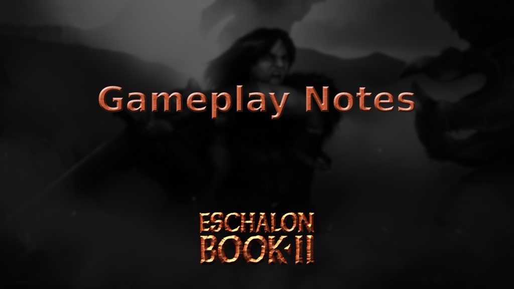 eschalon book 2 gameplay notes featured image