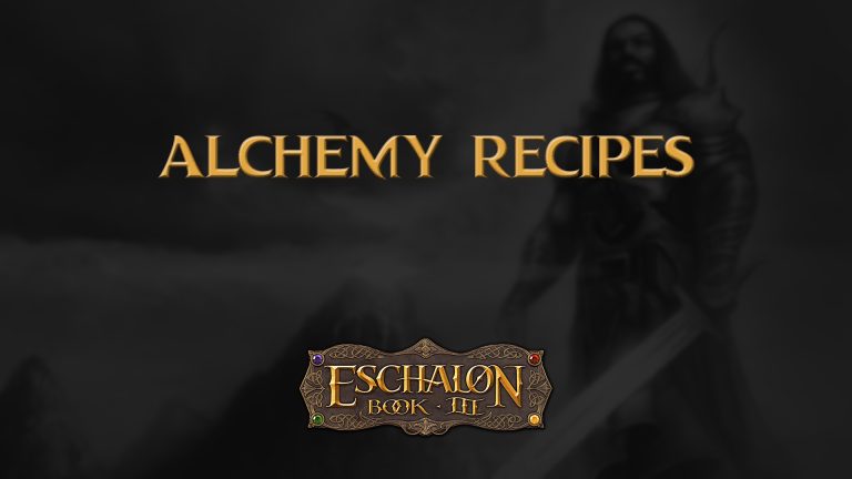 eschalon book 3 alchemy recipes featured image