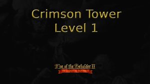 eye of the beholder ii crimson tower level 1 featured image