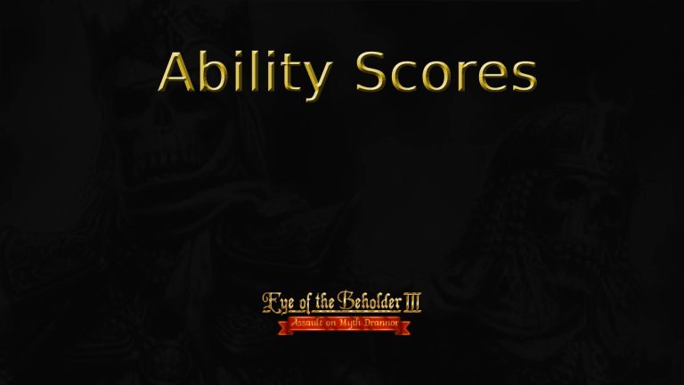 eye of the beholder iii ability scores featured image