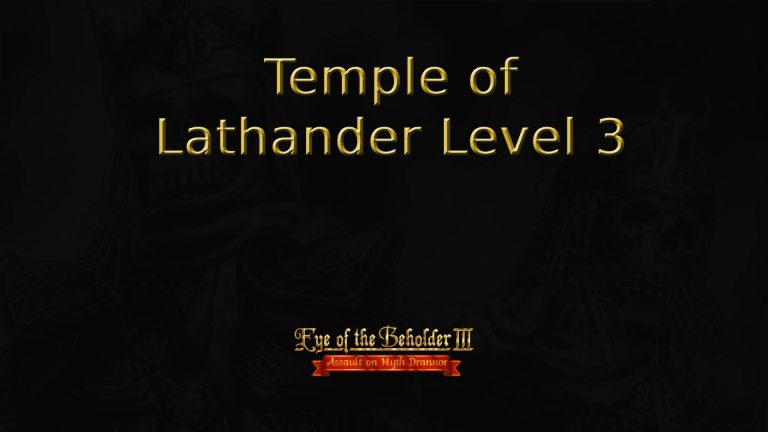 eye of the beholder iii temple of lathander level 3 featured image