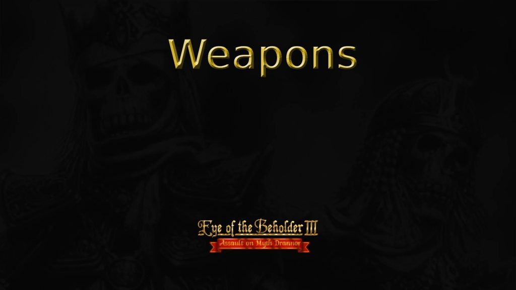 eye of the beholder iii weapons featured image