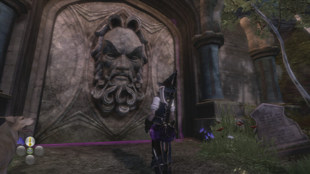 fable ii the bowerstone cemetery demon door